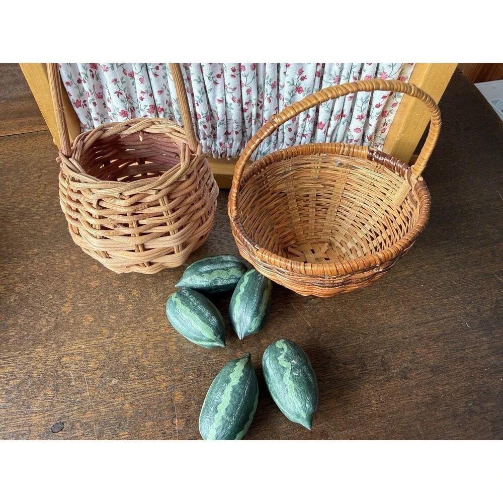 Miniature Doll Baskets With Watermelon